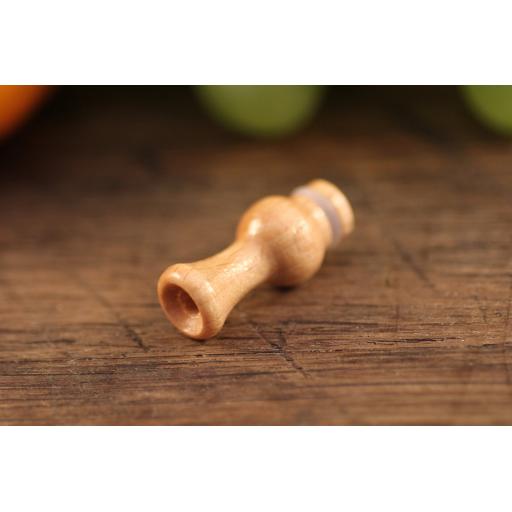 Fluted wooden drip tip